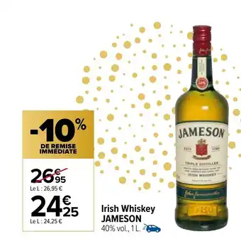 Carrefour Irish Whiskey Jameson offre
