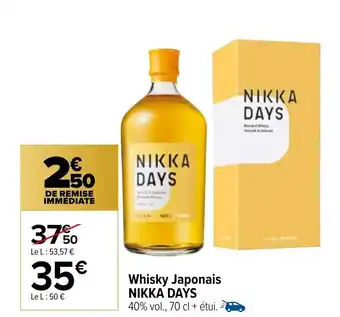 Carrefour Whisky Japonais offre