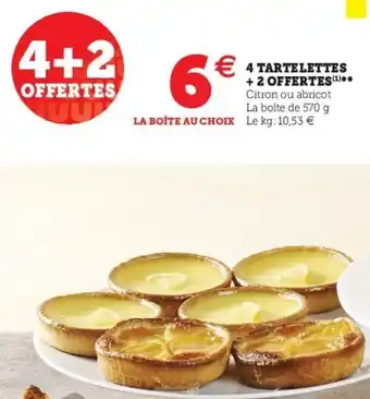 Super U Tartelettes +2 offertes offre