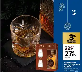 Carrefour Coffret Scotch Whisky Single Malt offre