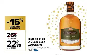 Carrefour Rhum Vieux de La Guadeloupe offre
