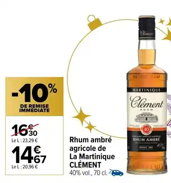 Carrefour Rhum Ambré offre