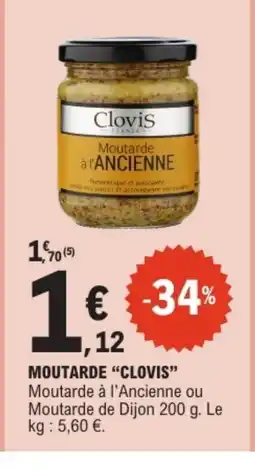 E.Leclerc CLOVIS Moutarde offre