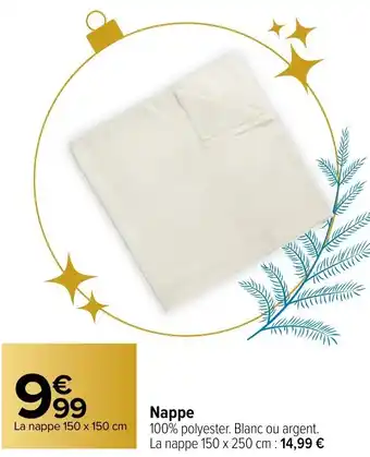 Carrefour Nappe offre