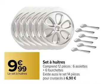 Carrefour Set à Huitres offre