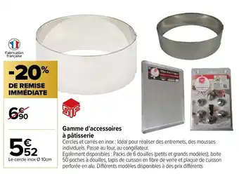 Gamme d'Accessoires à Pâtisserie