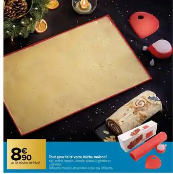 Carrefour Tout Pour Faire Votre Bûche Maison offre