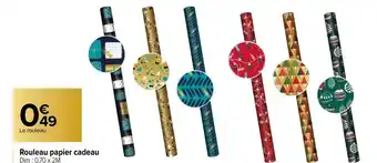 Carrefour Rouleau Papier Cadeau offre