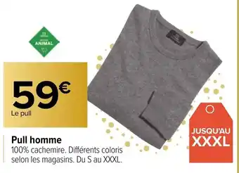 Carrefour Pull Homme offre