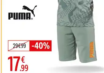 Intersport PUMA Short enfant offre