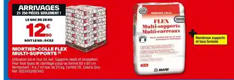 Brico Dépôt Mortier-colle flex multi-supports offre