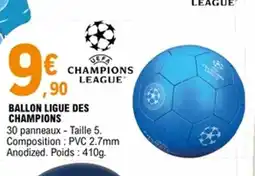 E.Leclerc Ballon ligue des champions offre