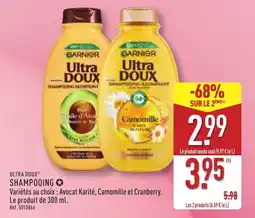 ALDI Ultra DOUX shampooing offre