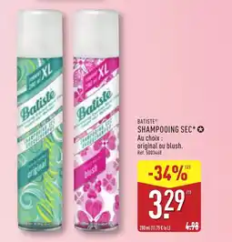 ALDI Shampooing sec offre