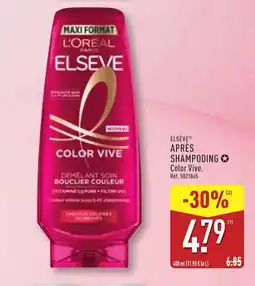 ALDI Elsève après shampooing offre