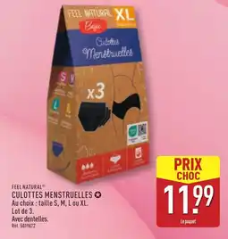 ALDI Culottes menstruelles offre