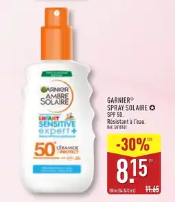 ALDI Garnier ambre solaire spf 50 offre