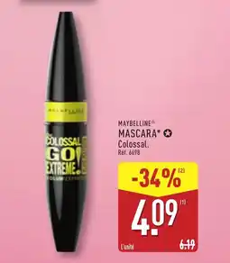 ALDI Maybelline mascara offre