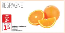 Auchan ORANGES À DÉGUSTER offre