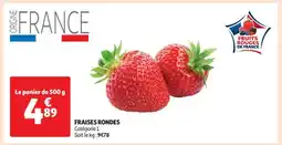 Auchan Fraises Rondes offre
