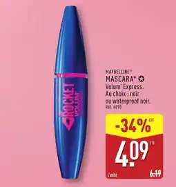 ALDI Maybelline mascara offre