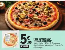 E.Leclerc Pizza Capricciosa offre
