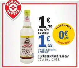 E.Leclerc SUCRE DE CANNE “LAGOA” offre