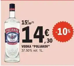 E.Leclerc Vodka Poliakov offre
