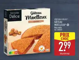 ALDI Véritable délice gâteau moelleux offre