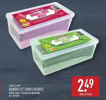 ALDI Sweetland bandes et tubes acides offre