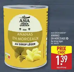 ALDI Asia green garden ananas en morceaux offre