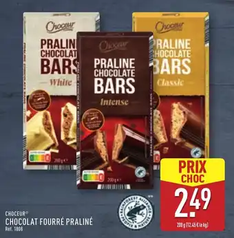 ALDI Choceur chocolat fourré praliné offre