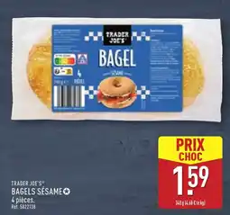 ALDI Trader joe's bagels sésame offre