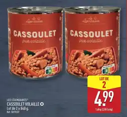 ALDI Les légendaires cassoulet volaille offre