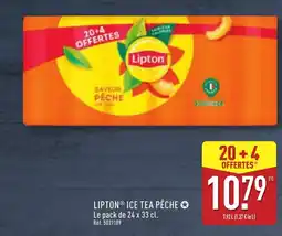 ALDI Liptonⓡ ice tea pêche ✪ offre