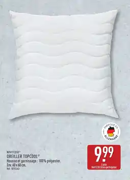 ALDI Novitesse oreiller topcool offre