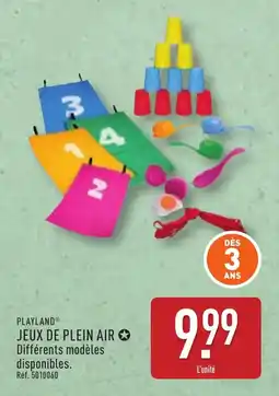 ALDI Playland jeux de plein air offre