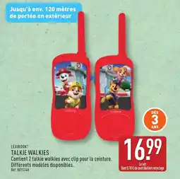 ALDI Lexibook talkie walkies offre