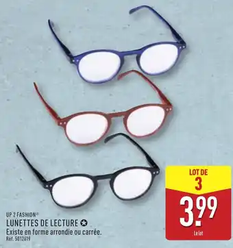 ALDI Up 2 fashion lunettes de lecture offre