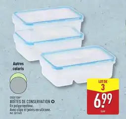 ALDI Crofton boîtes de conservation offre