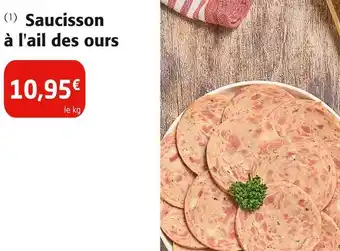 Colruyt Saucisson à l'ail des ours offre