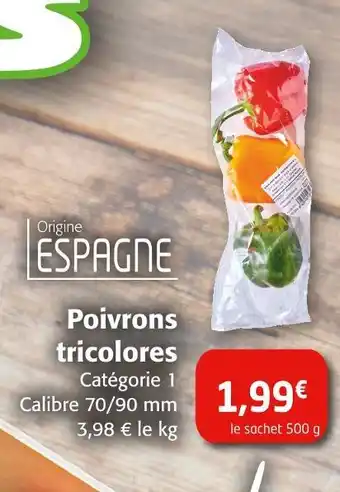 Colruyt Poivrons tricolores offre