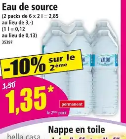 Norma VALON Eau de source offre