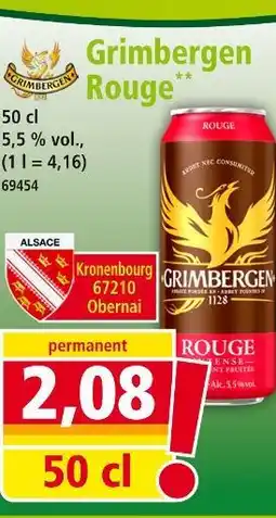 Norma Grimbergen Grimbergen Rouge offre