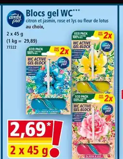 Norma AMBI PUR Blocs gel WC offre