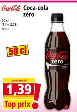 Norma Coca-cola Zéro offre