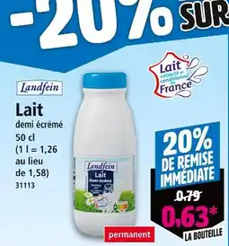 Norma Landfein Lait offre