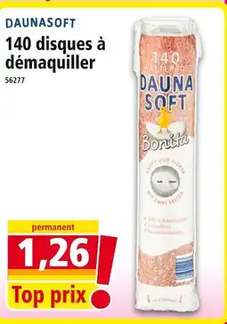 Norma DAUNASOFT 140 disques à démaquiller offre