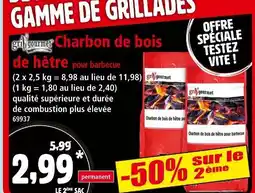 Norma GRILL GOURMET Charbon de bois de hêtre offre
