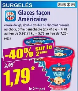 Norma Riva Glaces façon Américaine offre